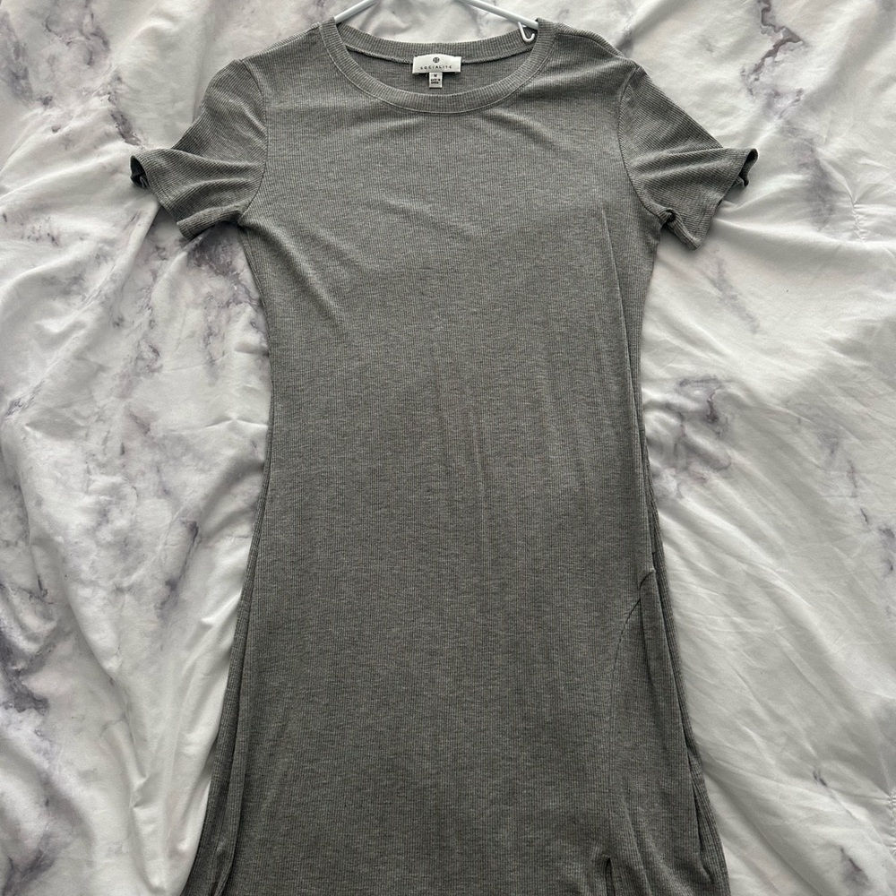 Gray Casual Women's Dress